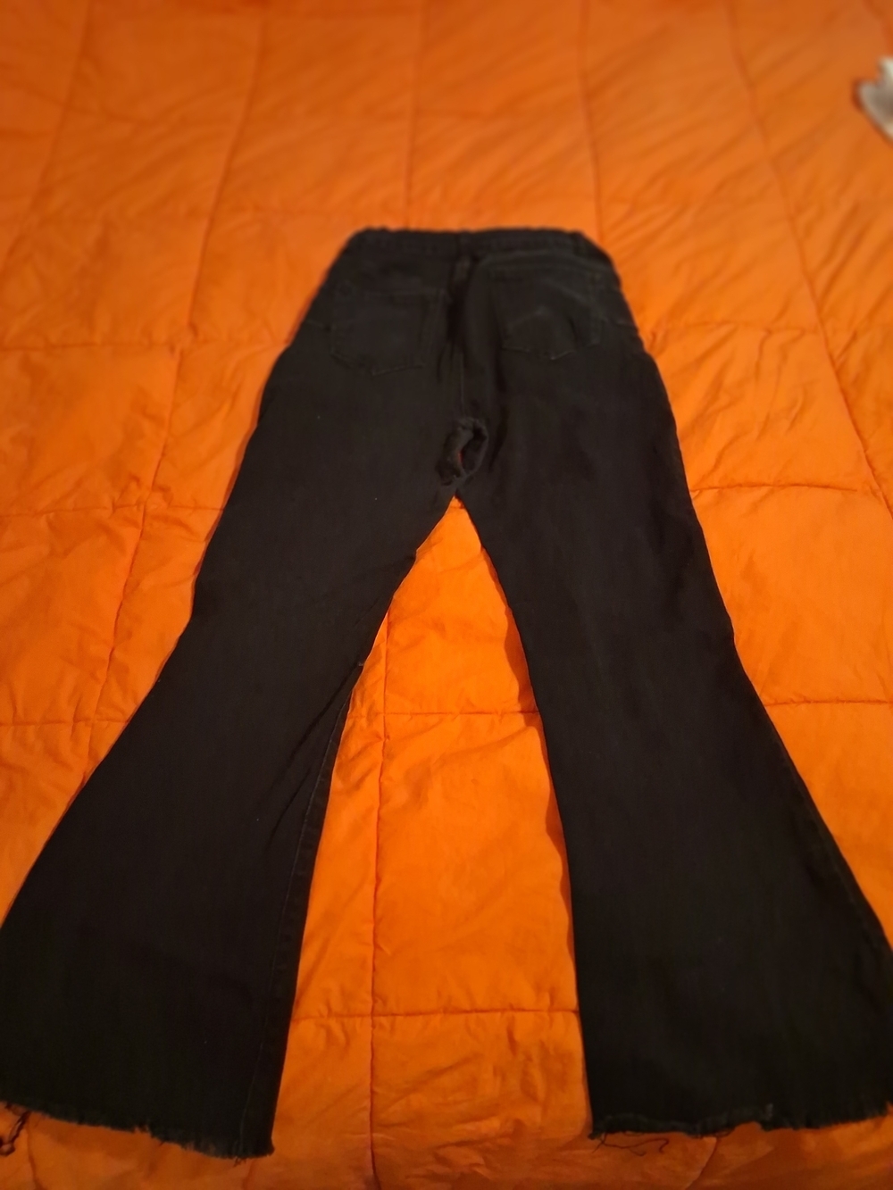 Solo Tu Black High-Rise Flared Jeans - Picture 4 of 8